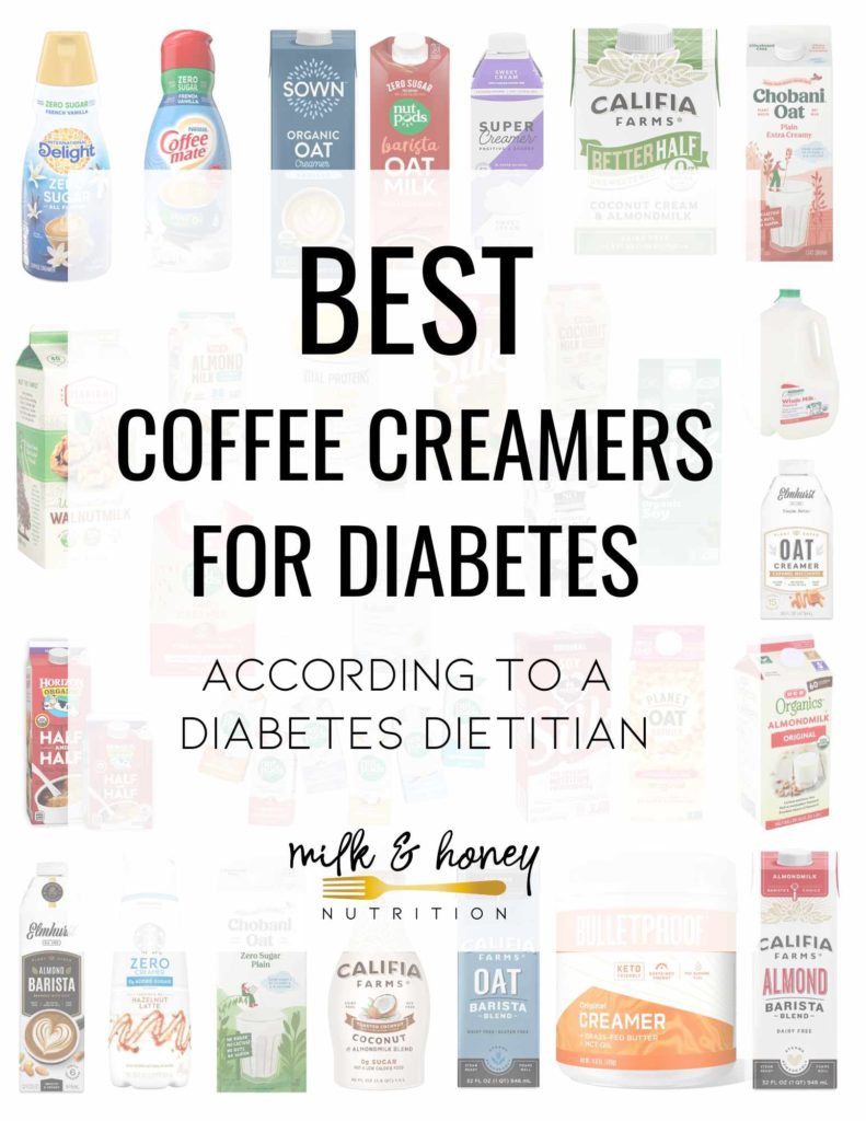 coffee creamer for diabetes cover | Milk & Honey Nutrition best coffee creamers for diabetes