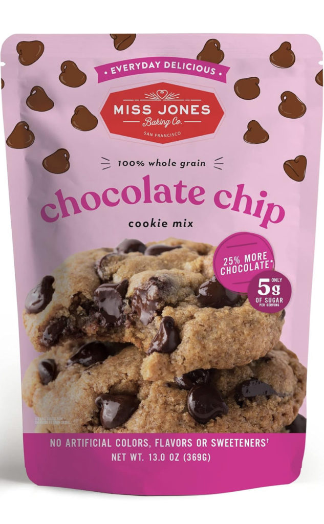 miss jones chocolate chip cookie dough mix