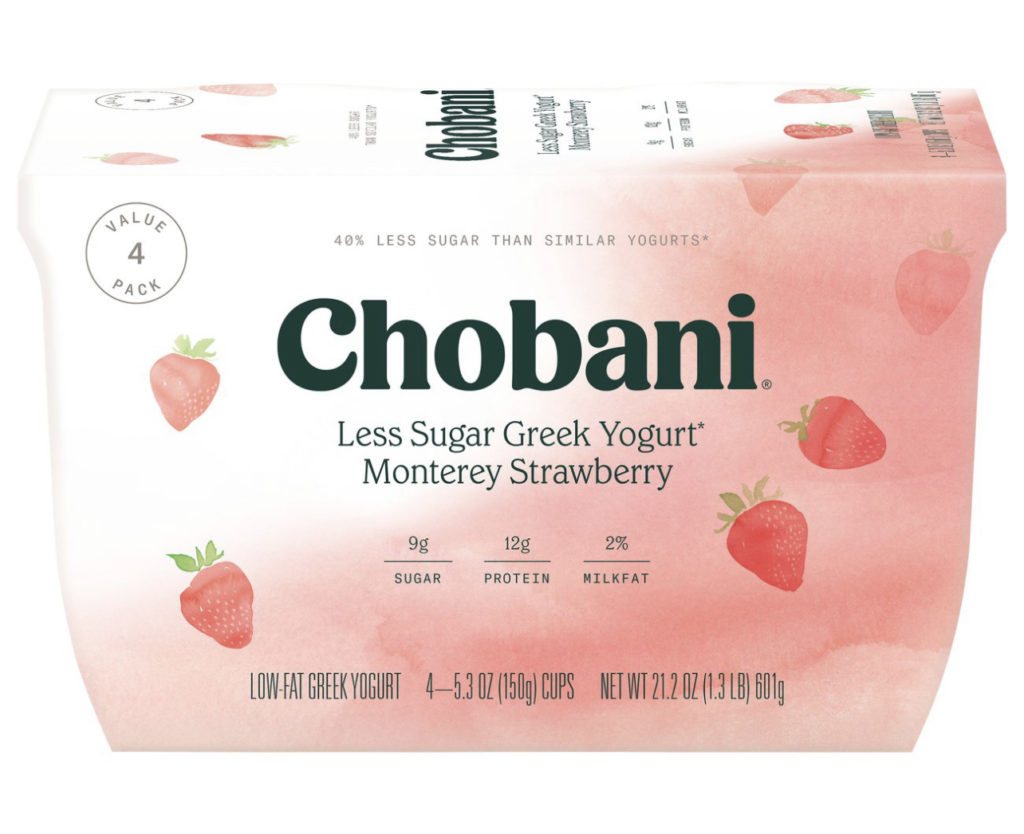 chobani less sugar yogurt best yogurt for diabetes