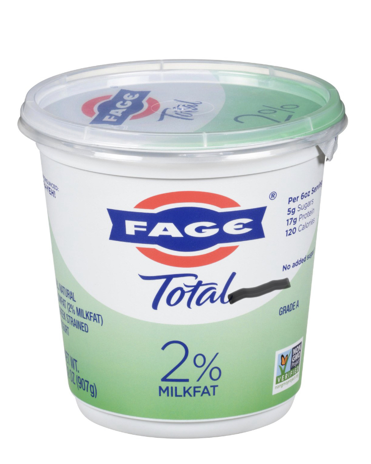 fage total 2% plain greek yogurt