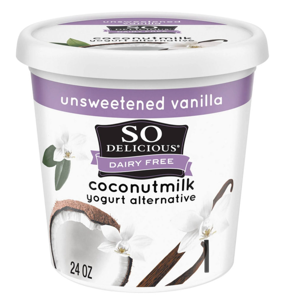 so delicious unsweetened vanilla yogurt