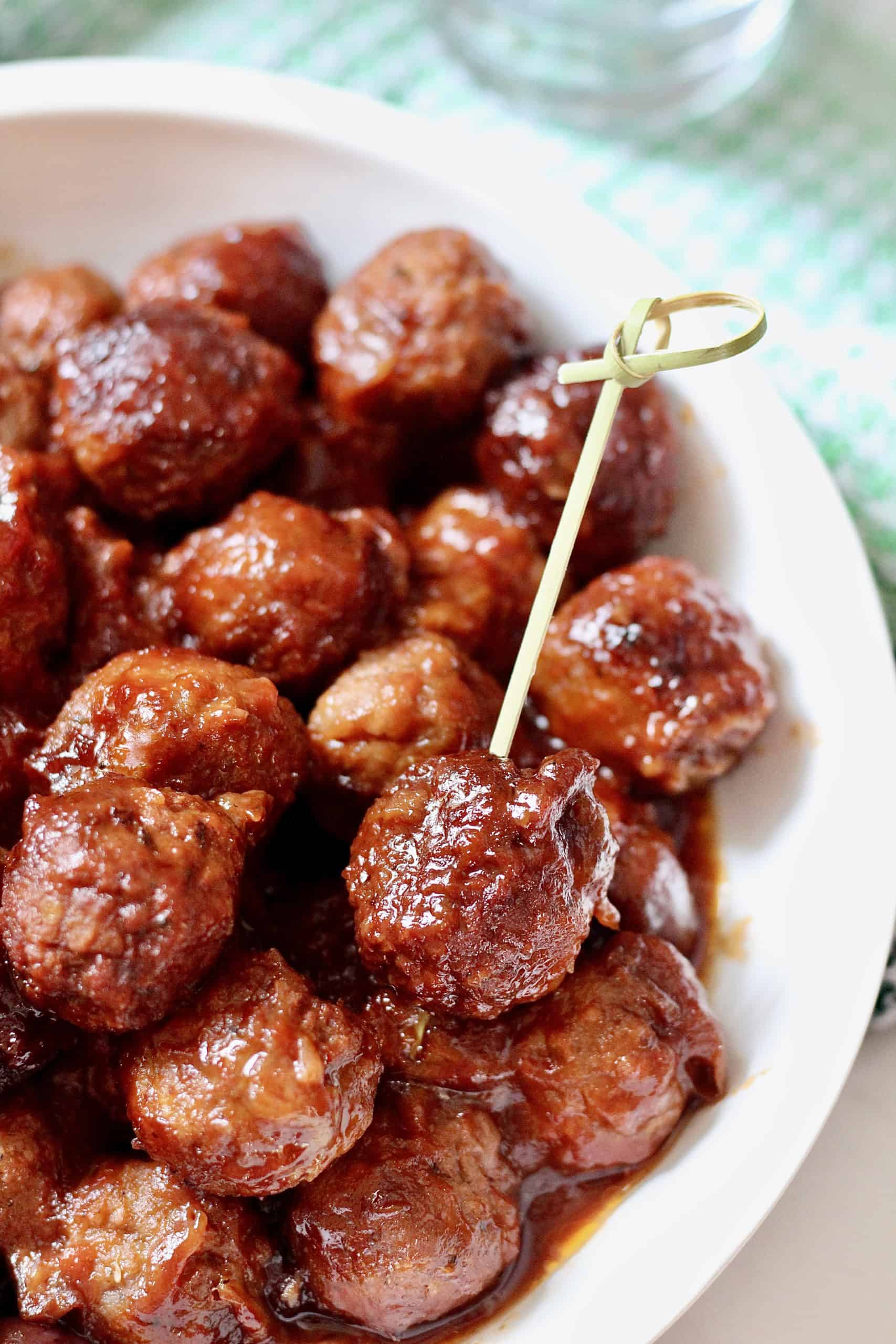 grape jelly bbq meatballs