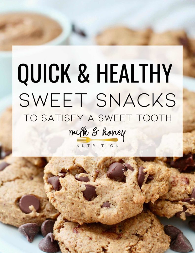 healthy sweet snacks chocolate chip protein cookies