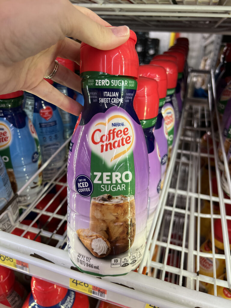 coffeemate zero sugar creamer