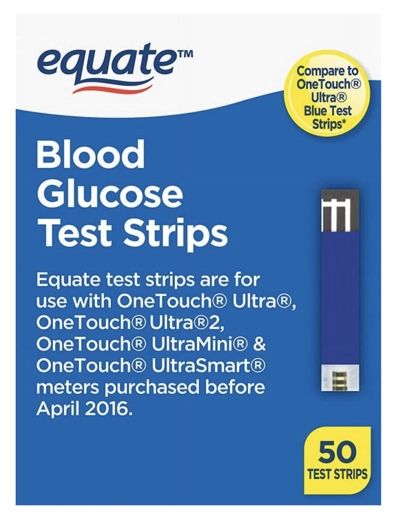 equate blood glucose test strips walmart diabetes supplies