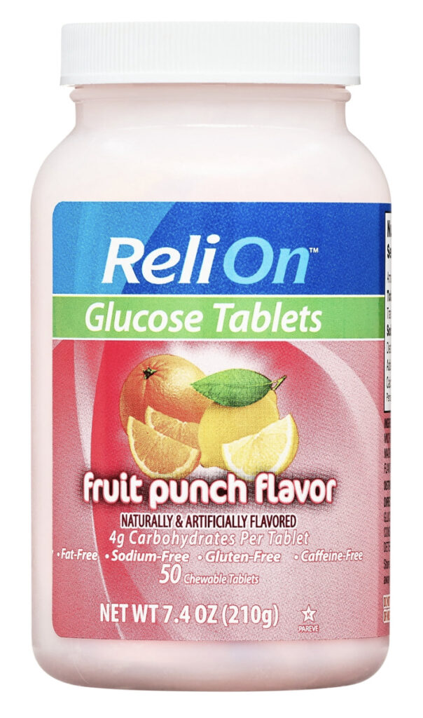 relion glucose tablets for low blood sugar