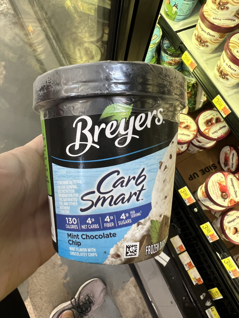breyers carb smart ice cream at walmart