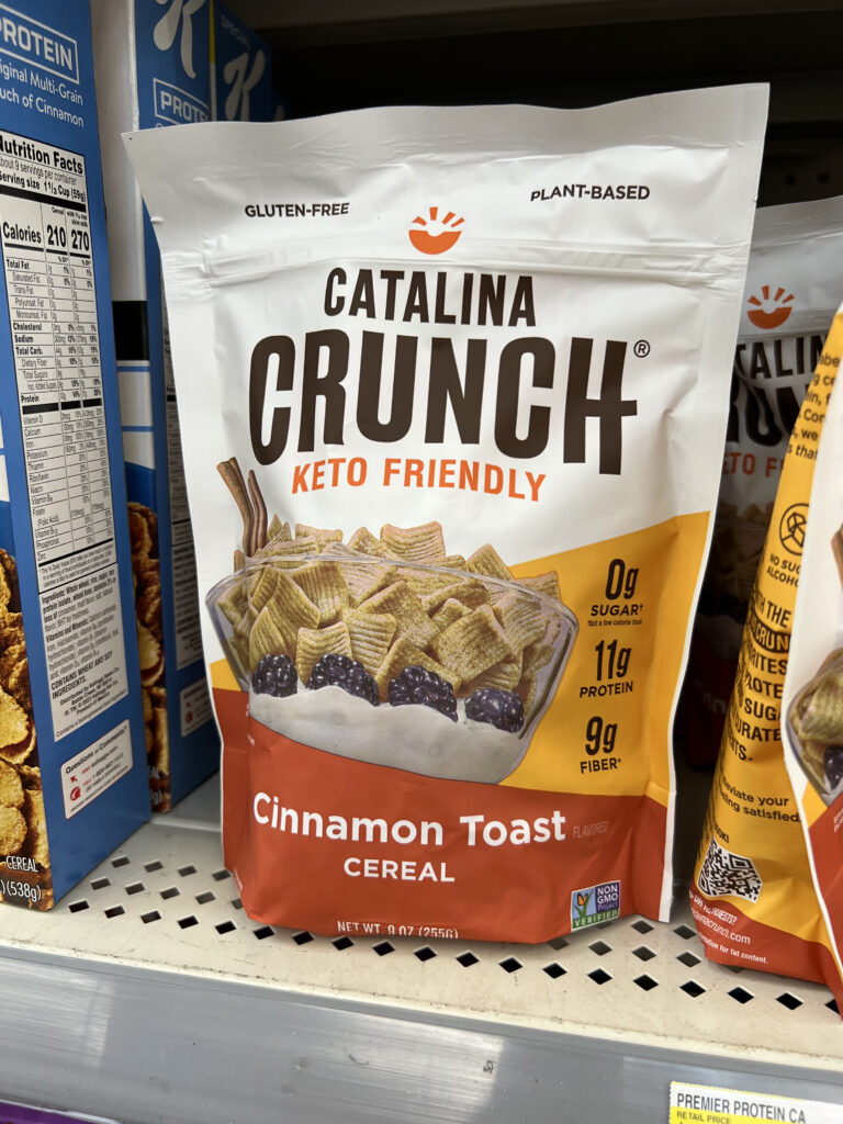 catalina crunch cereal diabetes foods at walmart