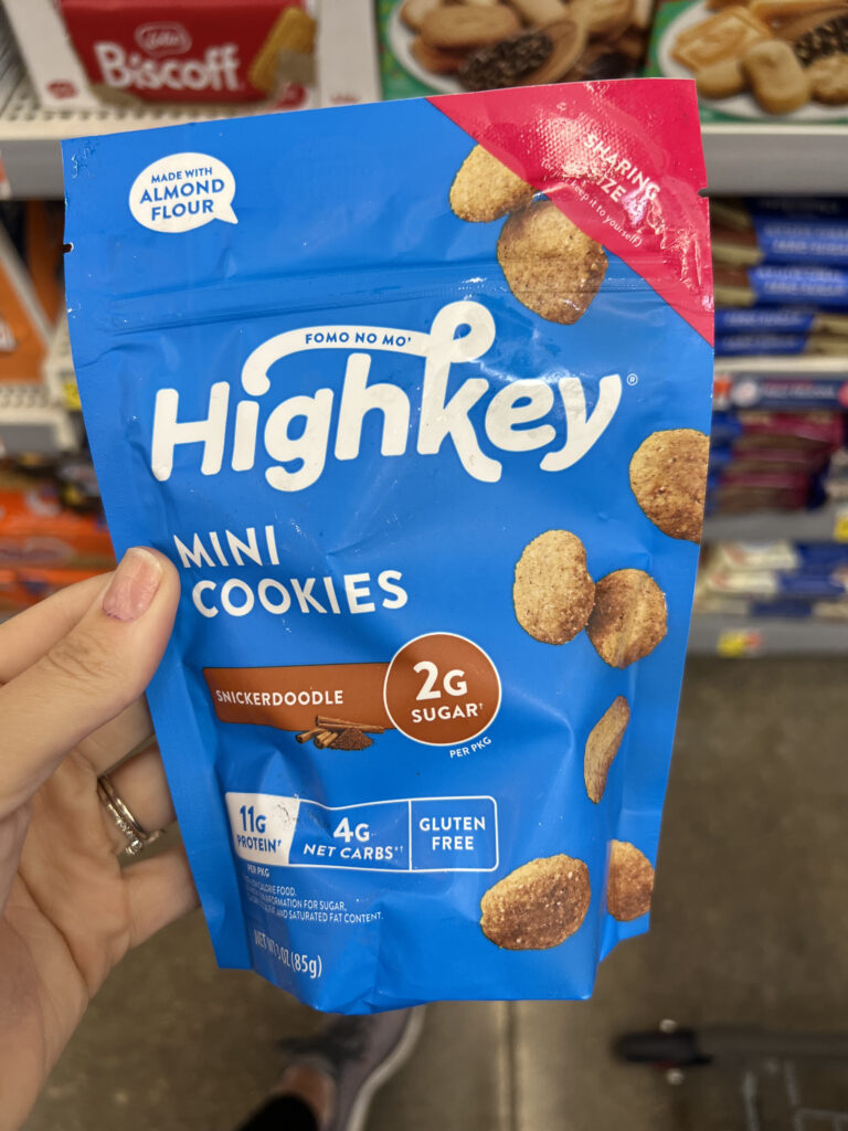 highkey mini chocolate chip cookies diabetes foods at walmart