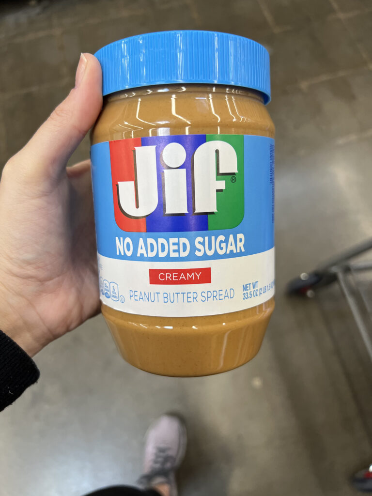 jif no added sugar creamy peanut butter diabetes foods at walmart