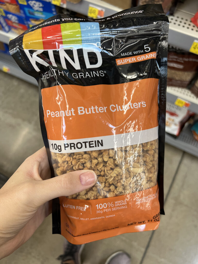 KIND healthy grains granola diabetes foods at walmart