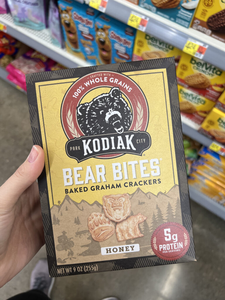 kodiak bear bites honey grahams diabetes foods at walmart
