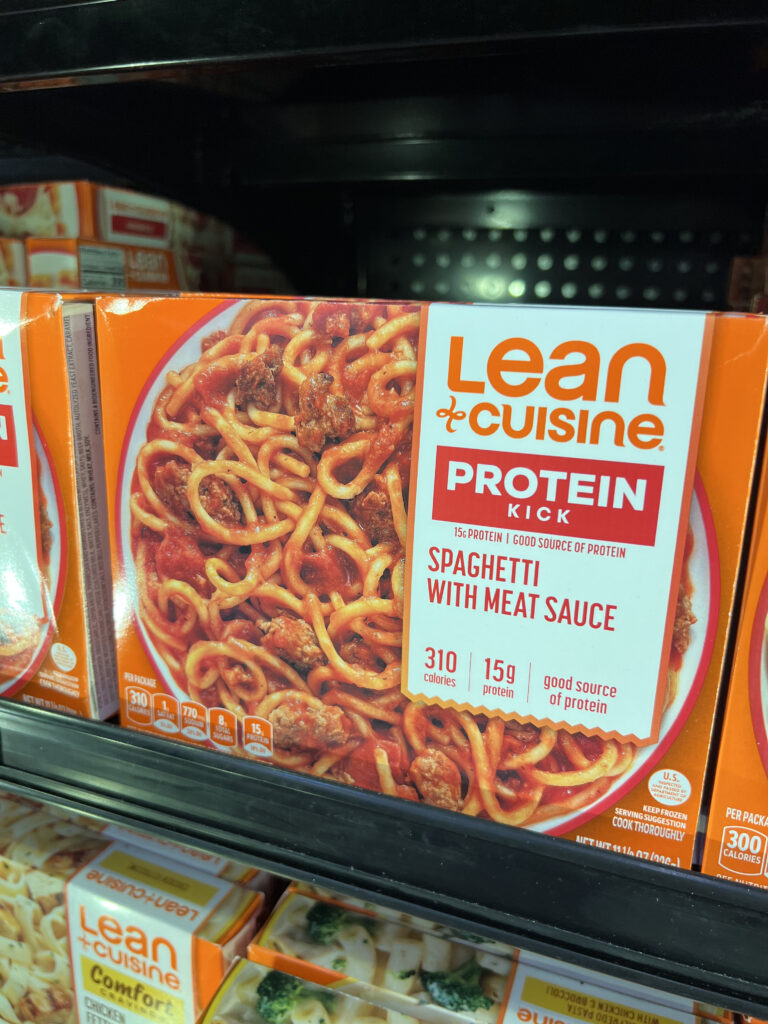 lean cuisine protien kick spaghetti