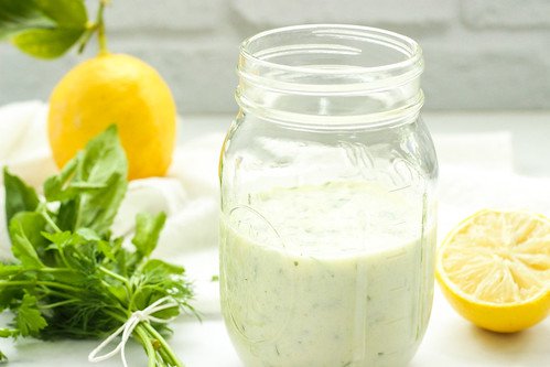 lemon herb kefir salad dressing for diabetes