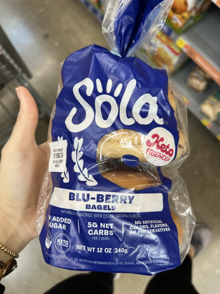 sola blu-berry bagels diabetes foods at walmart