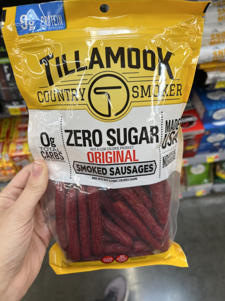 tillamook zero sugar beef jerky diabetes foods at walmart