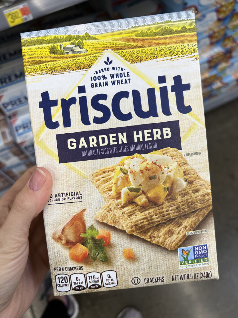 triscuit crackers garden herb at walmart