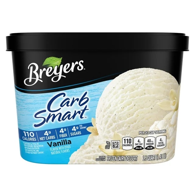 breyers carb smart vanilla ice cream for diabetes