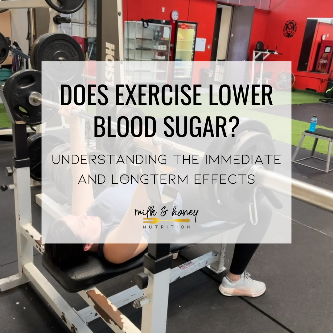 does exercise lower blood sugar level