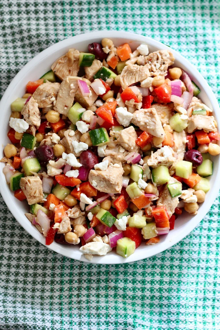 chopped veggie salad 6 | Milk & Honey Nutrition chopped veggie salad with chicken high protein