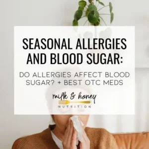 do allergies impact blood sugar