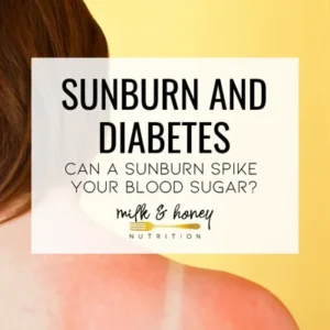 sunburn and diabetes