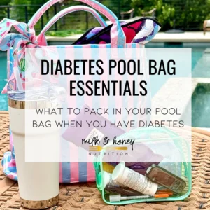 diabetes pool bag essentials
